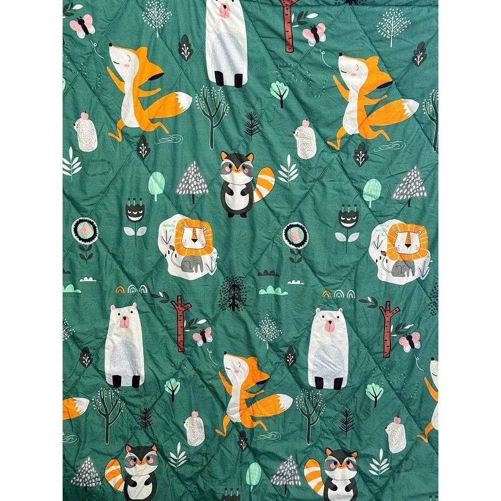 Cottage core animals comforter